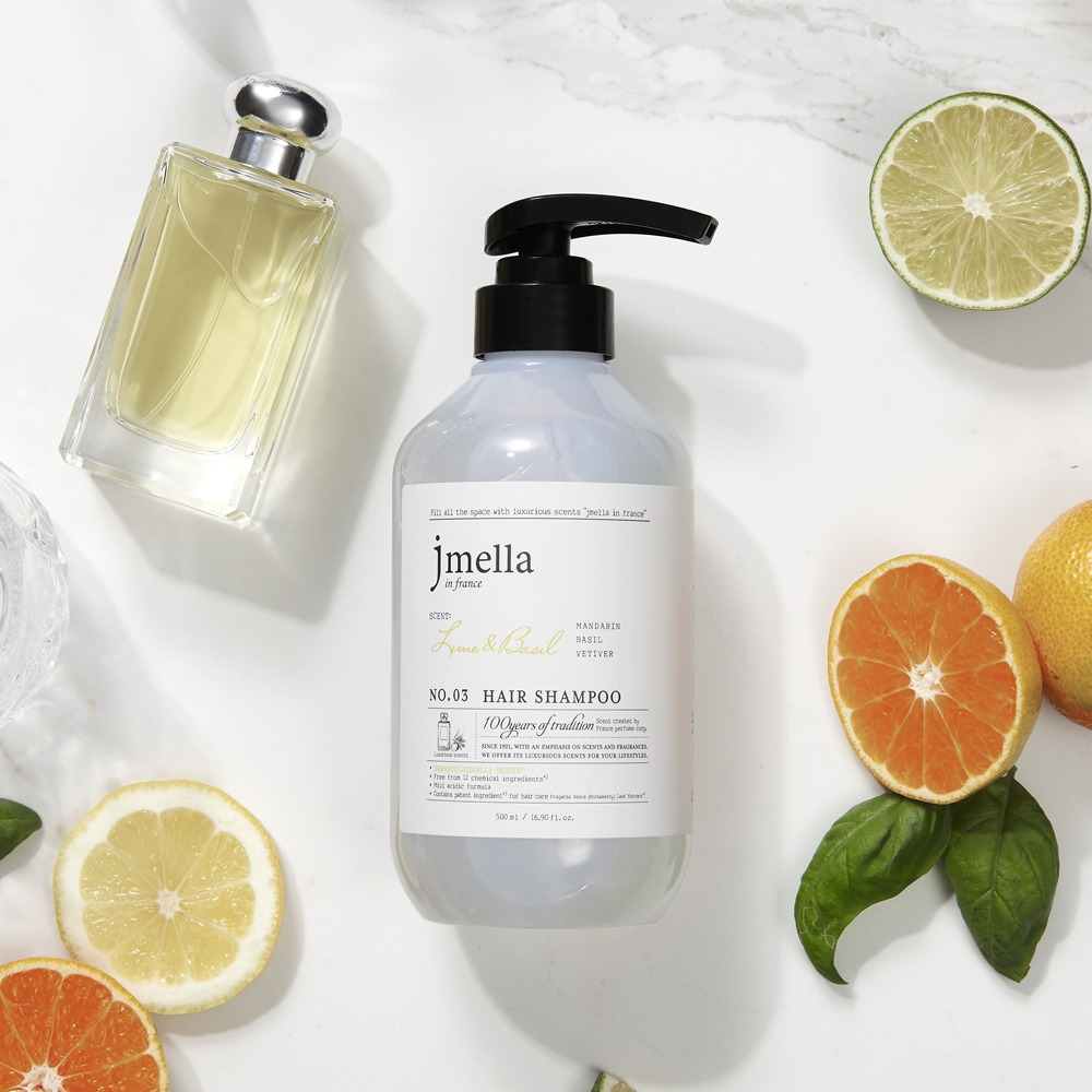 JMELLA IN FRANCE LIME & BASIL HAIR SHAMPOO - 500ML - Banana is white