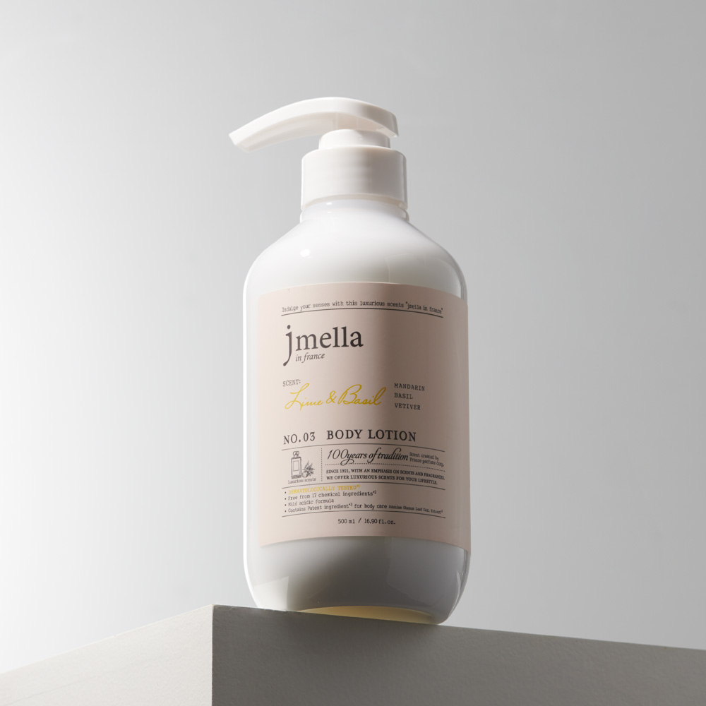 JMELLA IN FRANCE LIME & BASIL BODY LOTION - 500ML - Banana is white