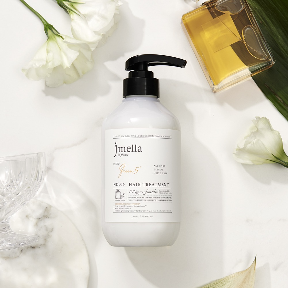 JMELLA IN FRANCE QUEEN 5 HAIR TREATMENT - 500ML - Banana is white