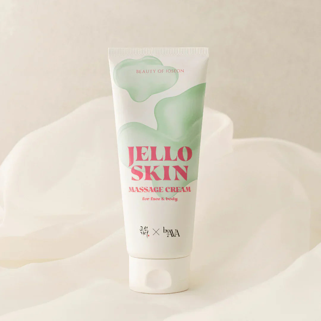 Jelloskin Massage Cream For Face and Body 200ml - Banana is white