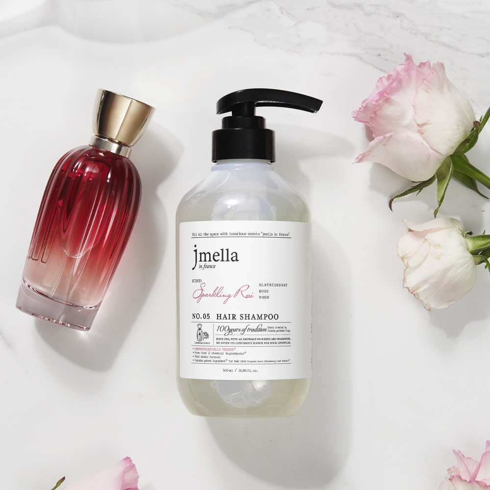 JMELLA IN FRANCE SPARKLING ROSE HAIR SHAMPOO - 500ML - Banana is white