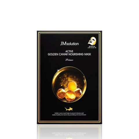 JMSOLUTION ACTIVE GOLDEN CAVIAR NOURISHING MASK 10pcs