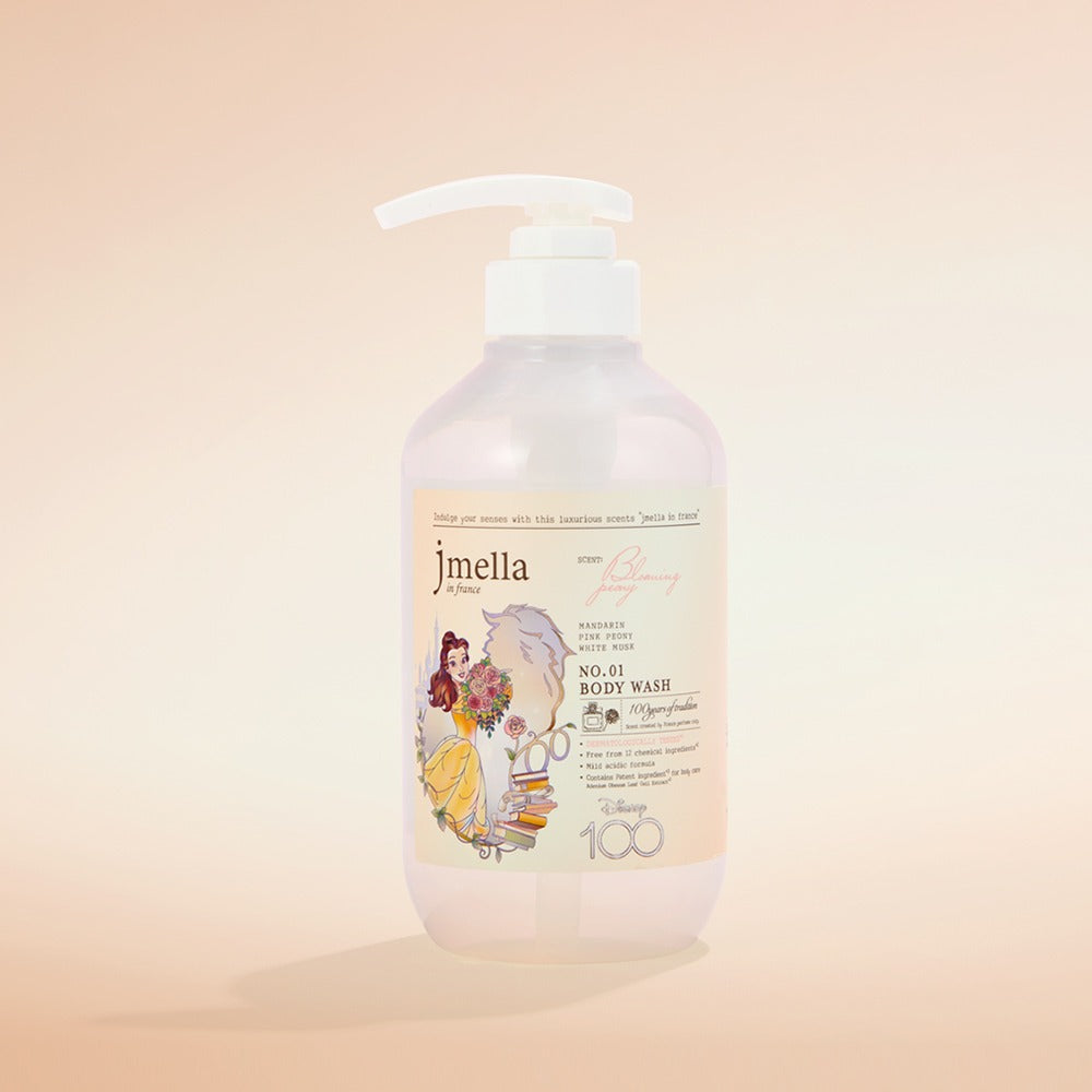 JMELLA IN FRANCE BLOOMING PEONY BODY WASH - 1000ML - Banana is white