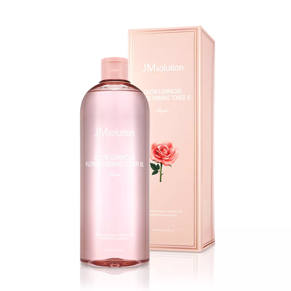 JMSOLUTION GLOW LUMINOUS FLOWER FIRMING TONER XL Rose - Banana is white