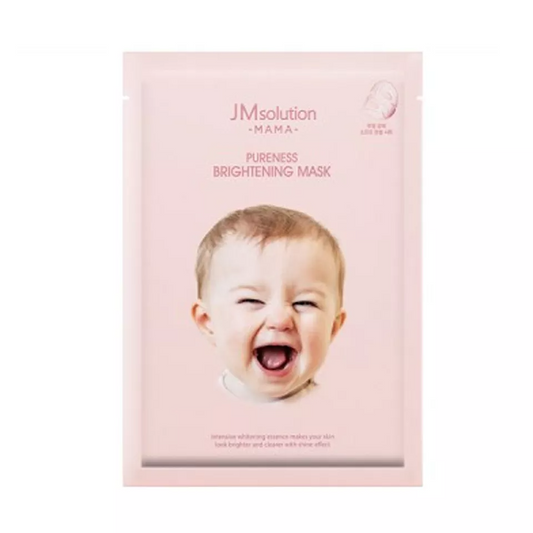 JMSOLUTION MAMA PURENESS BRIGHTENING MASK plus 10pcs - Banana is white