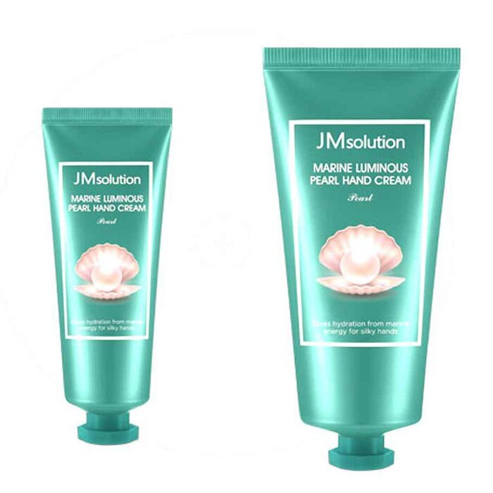 JMSOLUTION MARINE LUMINOUS PEARL HAND CREAM PEARL - Banana is white