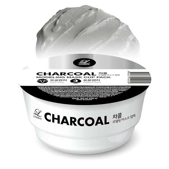 Lindsay Charcoal  Modeling Mask Cup Pack 28g - Banana is white