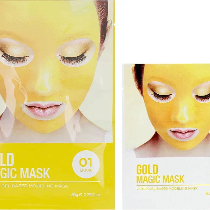 Lindsay Home Aesthetics Luxury Gold Magic Mask 65g+6.5g - Banana is white