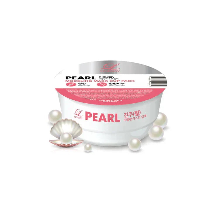 Lindsay Pearl Modeling Mask Cup Pack 28g - Banana is white