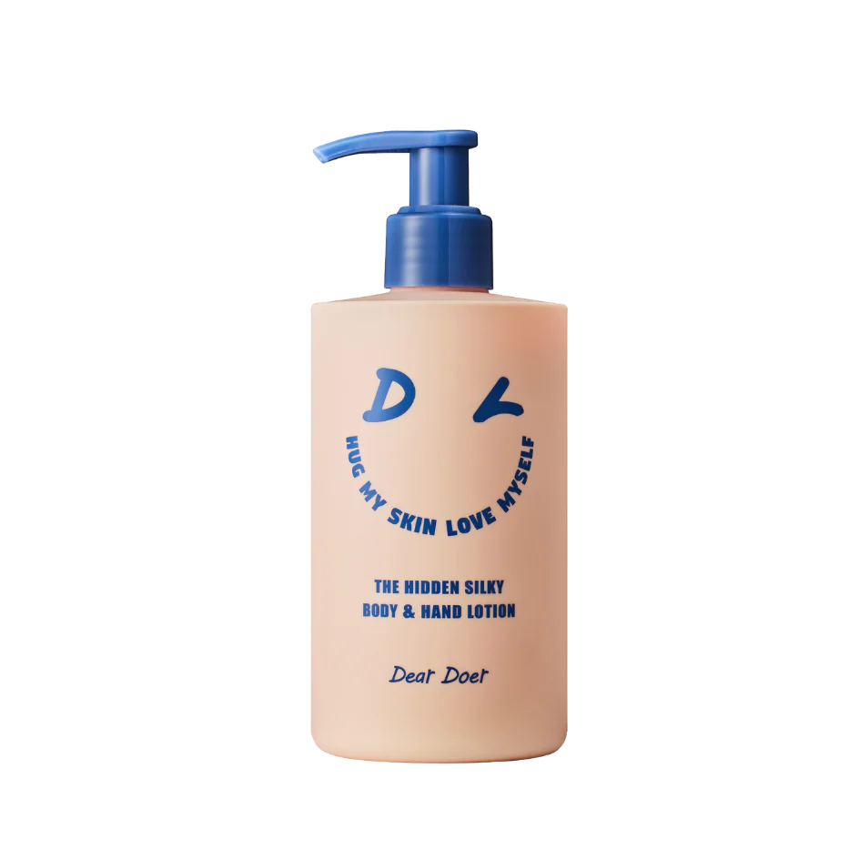 THE HIDDEN SILKY BODY&HAND LOTION 300ml - Banana is white