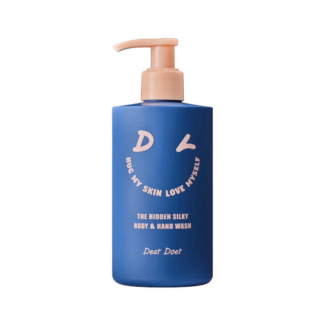 THE HIDDEN SILKY BODY&HAND WASH 300ml - Banana is white