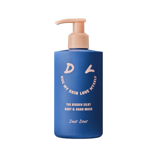 THE HIDDEN SILKY BODY&HAND WASH 300ml - Banana is white