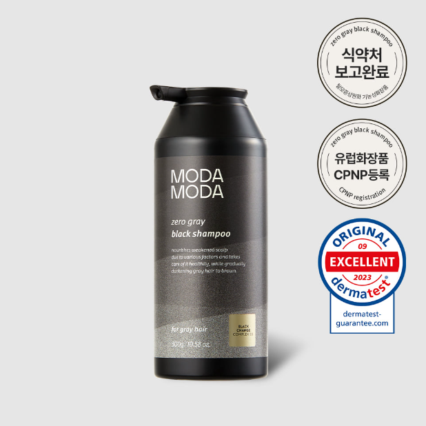 MODAMODA zero gray black shampoo 100g - Banana is white